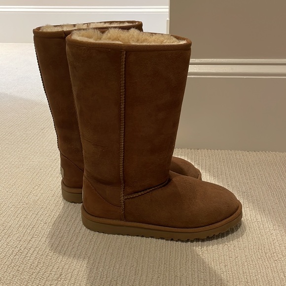 NEW Ugg Womens Size 8 Tall Boots in chestnut - Picture 3 of 4